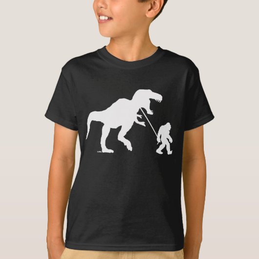 Gone Squatchin met T-rex T-shirt (Voorkant)