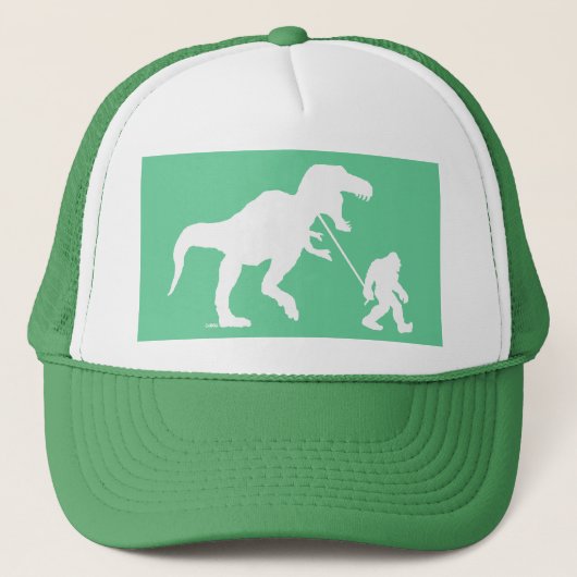 Gone Squatchin met T-rex Trucker Pet (Voorkant)