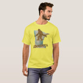 Gone Squatchin Minnesota T-shirt (Voorkant volledig)