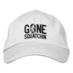 GONE SQUATCHIN OF geborduurd pet