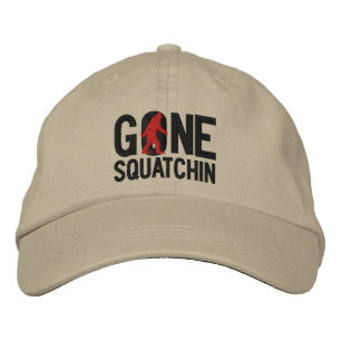 GONE SQUATCHIN OF geborduurd pet