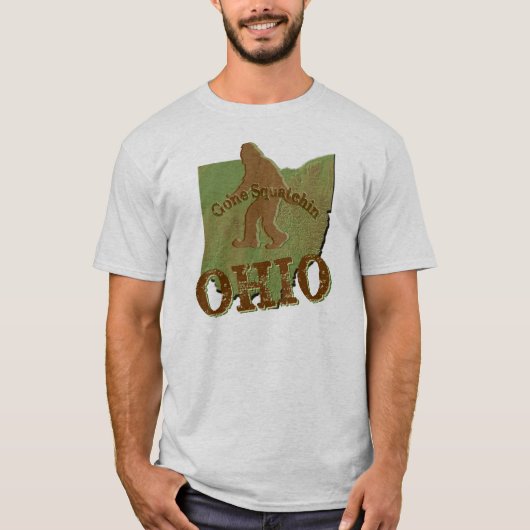 Gone Squatchin Ohio T-shirt (Voorkant)