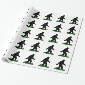 Gone Squatchin' on St. Patrick's Day Cadeaupapier (Uitgerold)