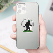 Gone Squatchin' on St. Patrick's Day Sticker (Telefoon)