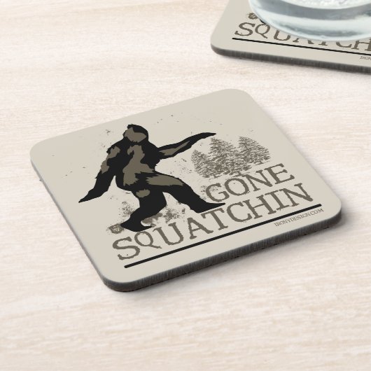 Gone Squatchin Onderzetter (Linkerzijde)