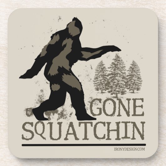 Gone Squatchin Onderzetter (Voorkant)