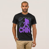 Gone Squatchin' - Paars / blauw T-shirt (Voorkant volledig)
