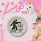 Gone Squatchin Papieren Bordje (Feest)