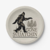 Gone Squatchin Papieren Bordje (Voorkant)