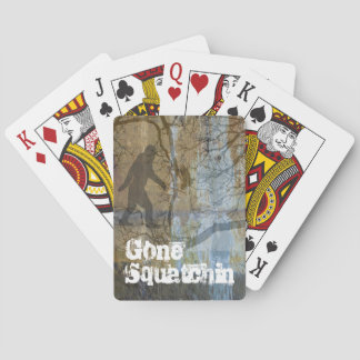 Gone squatchin pokerkaarten