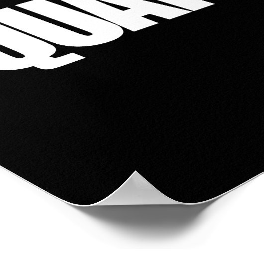 GONE SQUATCHIN" - POSTER (Hoek)