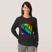 Gone Squatchin' Rainbow T-shirt (Voorkant volledig)