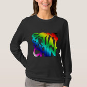 Gone Squatchin' Rainbow T-shirt (Voorkant)