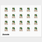 Gone Squatchin Ronde Sticker (Vel)
