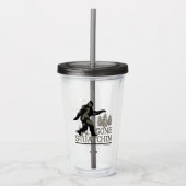 Gone Squatchin Sasquatch Acryl Drinkbeker (Voorkant)