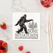 Gone Squatchin Servetten (Insitu)