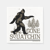 Gone Squatchin Servetten (Voorkant)