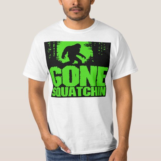 Gone Squatchin Shirt - New Limited Edition (Voorkant)