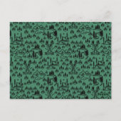 Gone Squatchin Sign Briefkaart (Achterkant)