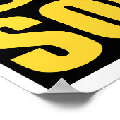 GONE SQUATCHIN *Special* BARK OP DE MOON-editie Poster (Hoek)