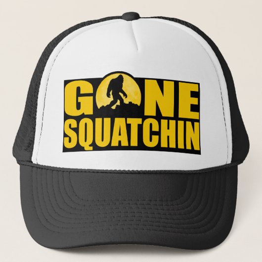 GONE SQUATCHIN *Special* BARK OP DE MOON-editie Trucker Pet (Voorkant)