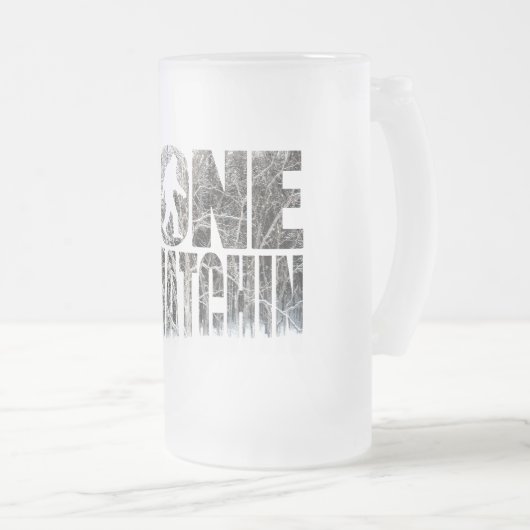 Gone Squatchin *Special Winter Edition* Matglas Bierpul (Voorkant rechts)