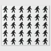 Gone Squatchin - Squatch Silhouette Cadeaupapier (Vlak)