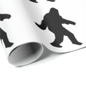 Gone Squatchin - Squatch Silhouette Cadeaupapier (Rol Hoek)