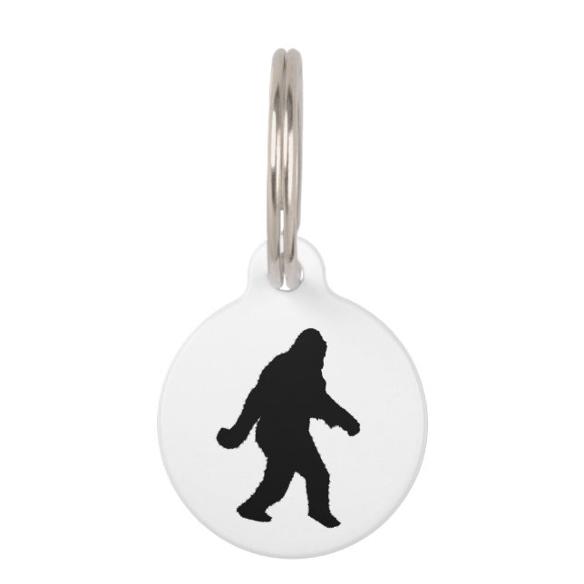Gone Squatchin - Squatch Silhouette Huisdierpenning (Voorkant)