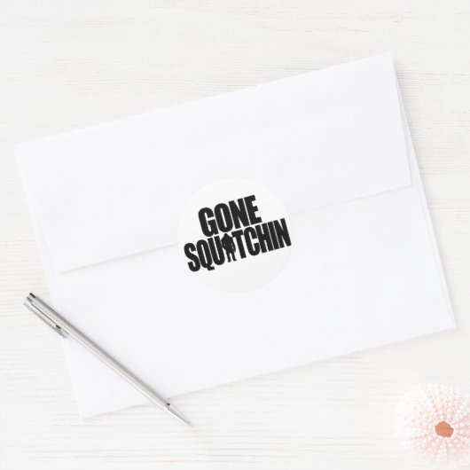 Gone Squatchin Sticker (Envelop)