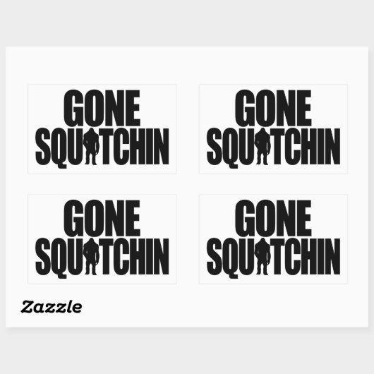 Gone Squatchin Sticker (Vel)