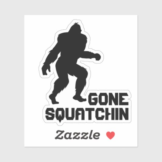 Gone Squatchin Sticker (Vel)