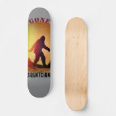 Gone Squatchin Sunset Silhouette Persoonlijk Skateboard (Voorkant)