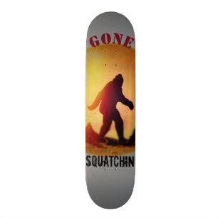Gone Squatchin Sunset Silhouette Persoonlijk Skateboard