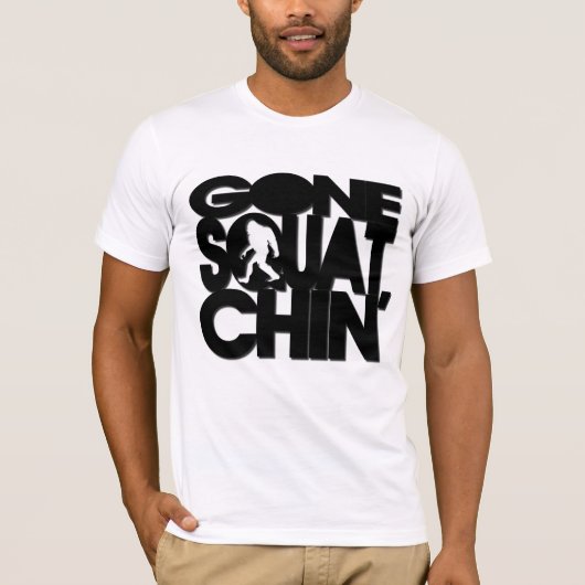 Gone Squatchin' T-shirt (Voorkant)