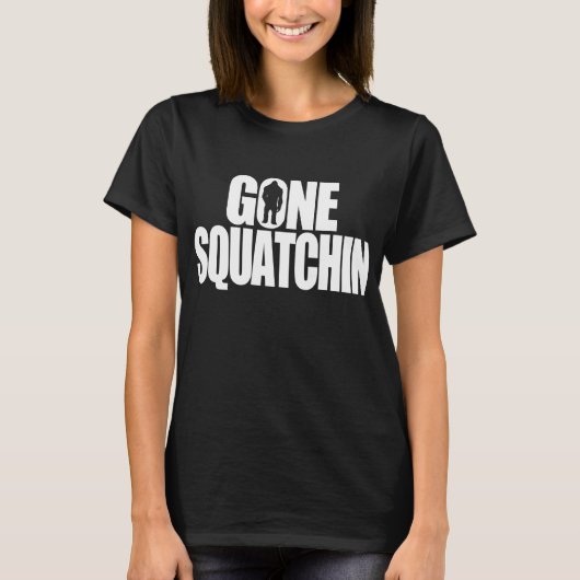 Gone Squatchin T-shirt (Voorkant)
