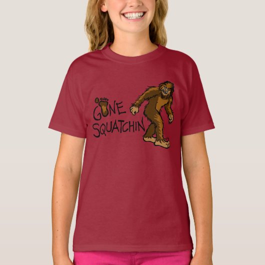 Gone Squatchin T-shirt (Voorkant)