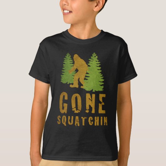 Gone Squatchin () T-shirt (Voorkant)