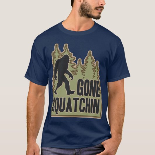 Gone Squatchin T-shirt (Voorkant)