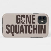 Gone Squatchin tan en bruin Case-Mate iPhone Case (Achterkant (horizontaal))