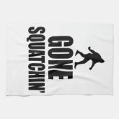 Gone Squatchin' Theedoek (Horizontaal)