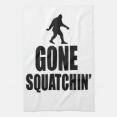 Gone Squatchin' Theedoek (Verticaal)
