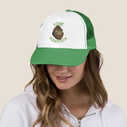 Gone Squatchin Trucker Pet (In situ)