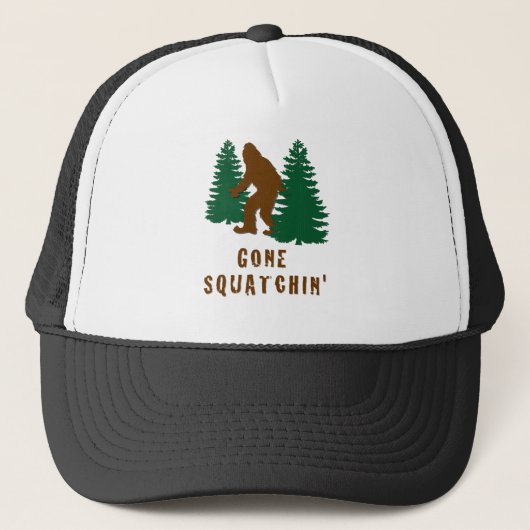Gone Squatchin Trucker Pet (Voorkant)