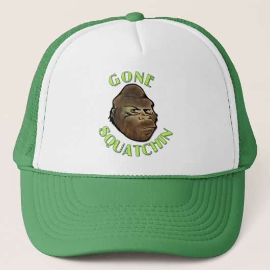 Gone Squatchin Trucker Pet (Voorkant)