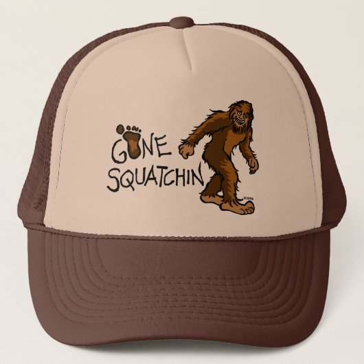 Gone Squatchin Trucker Pet (Voorkant)