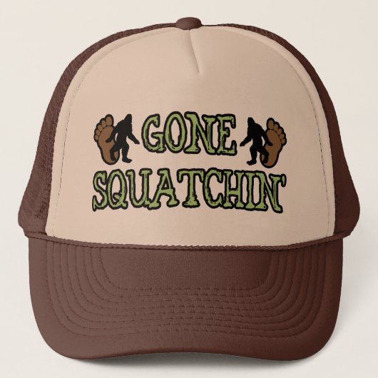 Gone Squatchin' Trucker Pet (Voorkant)