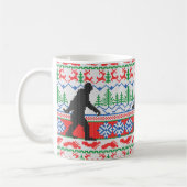 Gone Squatchin Ugly KerstSweater Knitting Koffiemok (Links)
