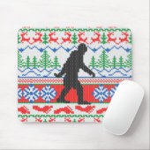Gone Squatchin Ugly KerstSweater Knitting Muismat (Met muis)