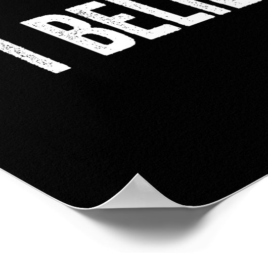 Gone Squatchin (Verhard) Squatch in deze Bossen Poster (Hoek)